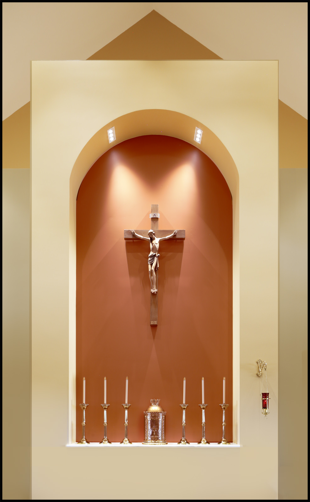 St. Germaine - Tabernacle Wall and Cross