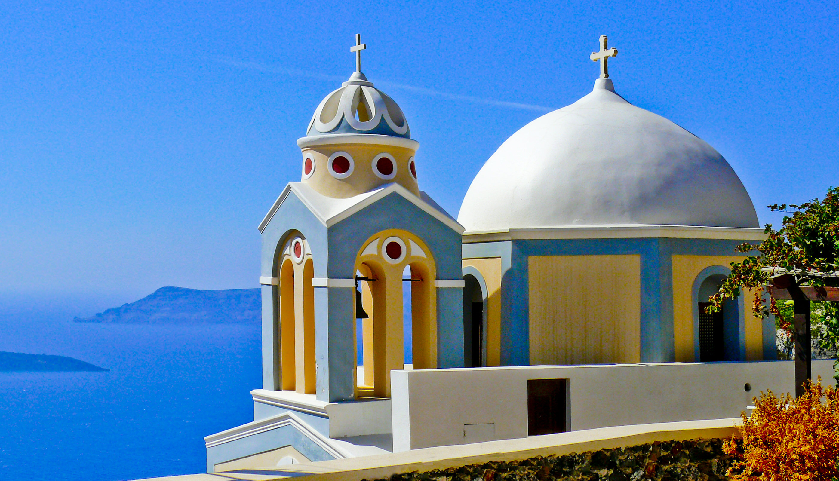 Church in Fira Town - Santorini
