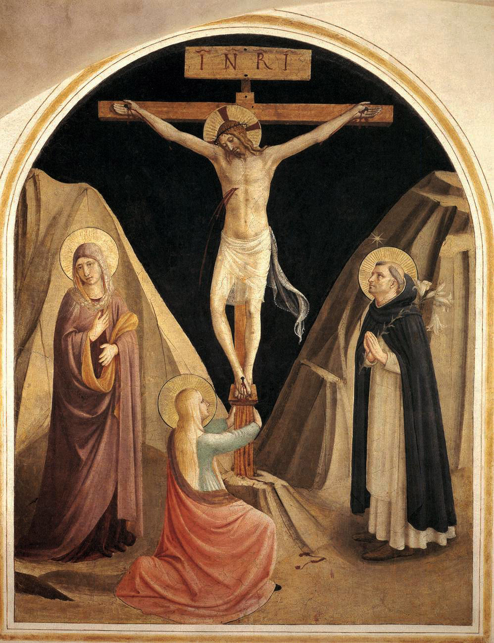 Crucifixion with the Virgin Mary Magdalene and St. Dominic