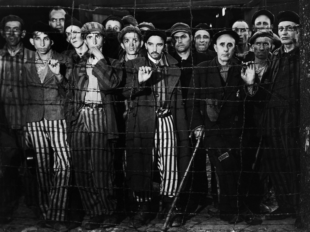 Concentration Camp Prisoners at Buchenwald
