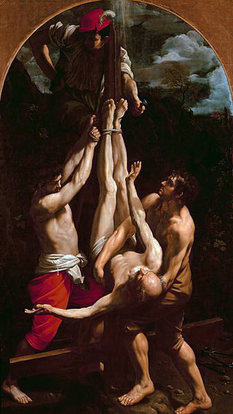Crucifixion of St Peter