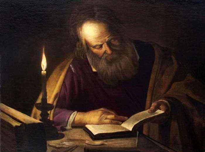 St. Joseph Reading by Candlelight