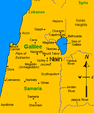 Map of Nain