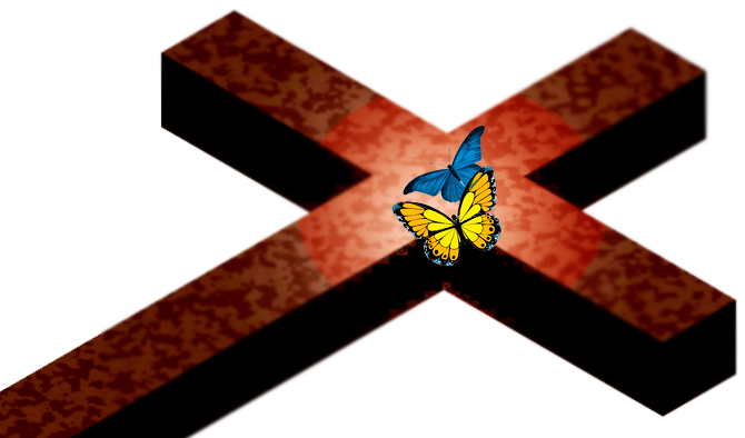 Buttterfly and Cross